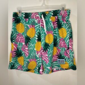 Tropical Bros Men’s Size XL Swim Shorts Board Pineapples Trunks vacation green